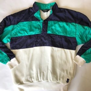 VINTAGE CHRISTIAN DIOR PULLOVER HENLEY SWEATSHIRT